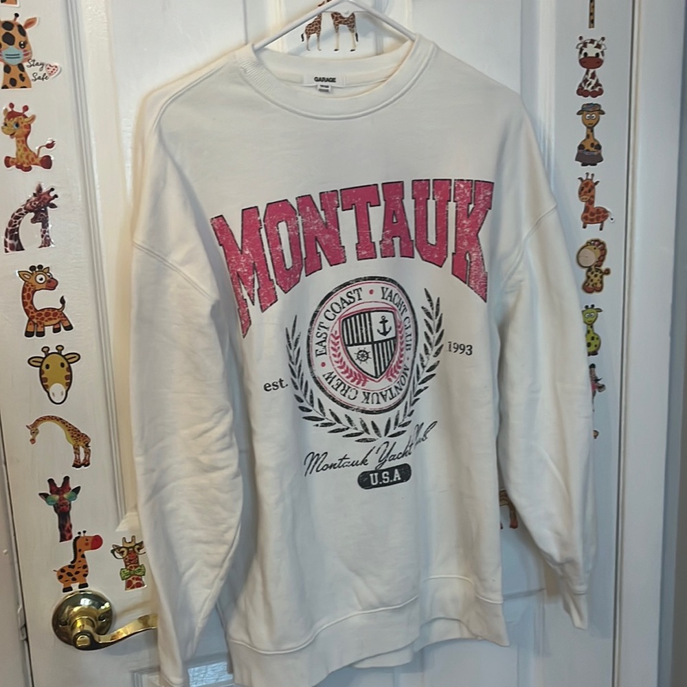 garage crew neck size xs
